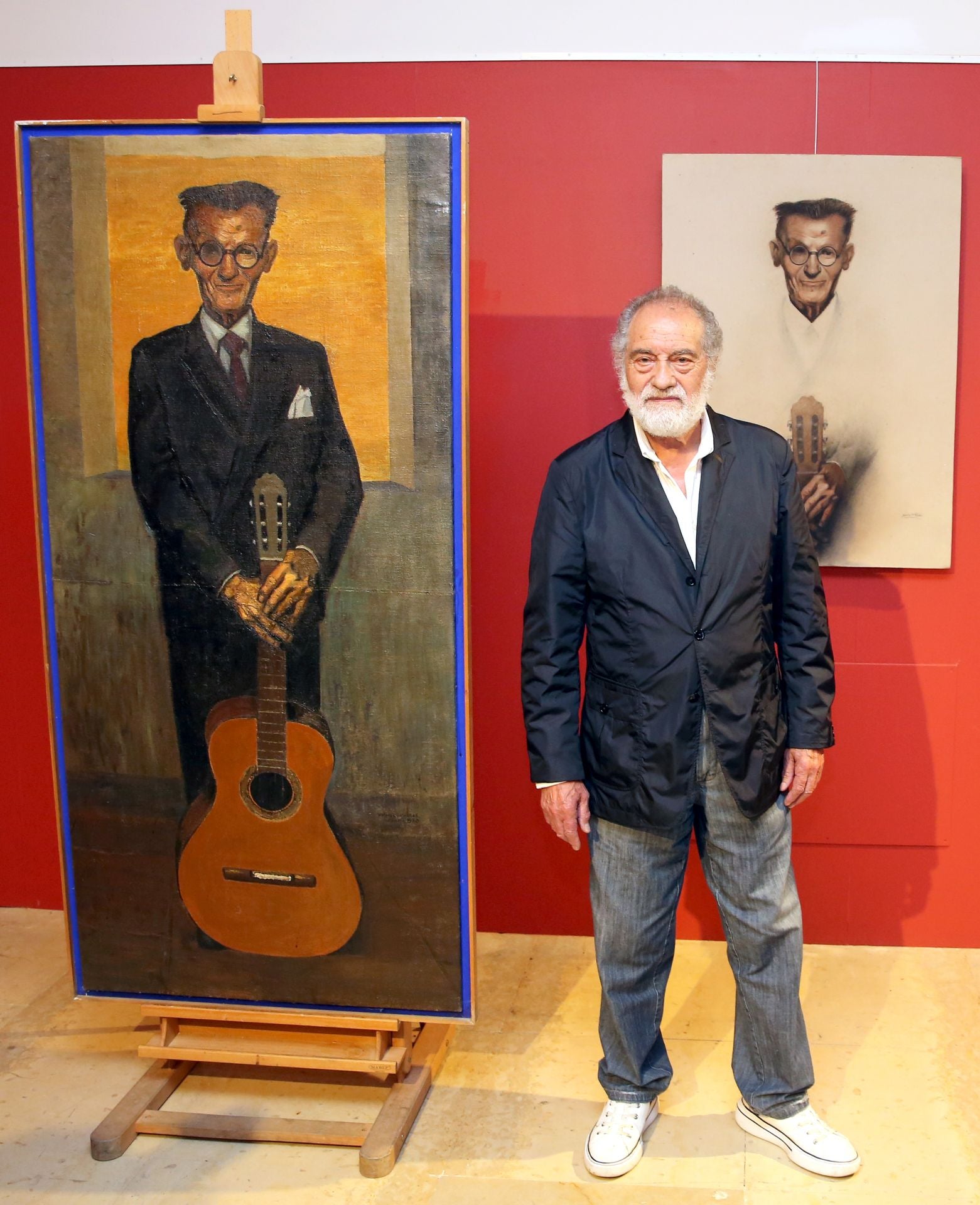 Fotos de la entrega de dos retratos de Agapito Marazuela