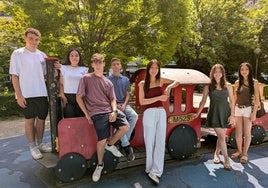 Víctor Vaquero, Eva Camino, Mario Carballo, José González, Cynthia Min Díez, Valeria Díaz y Alicia Franqueza