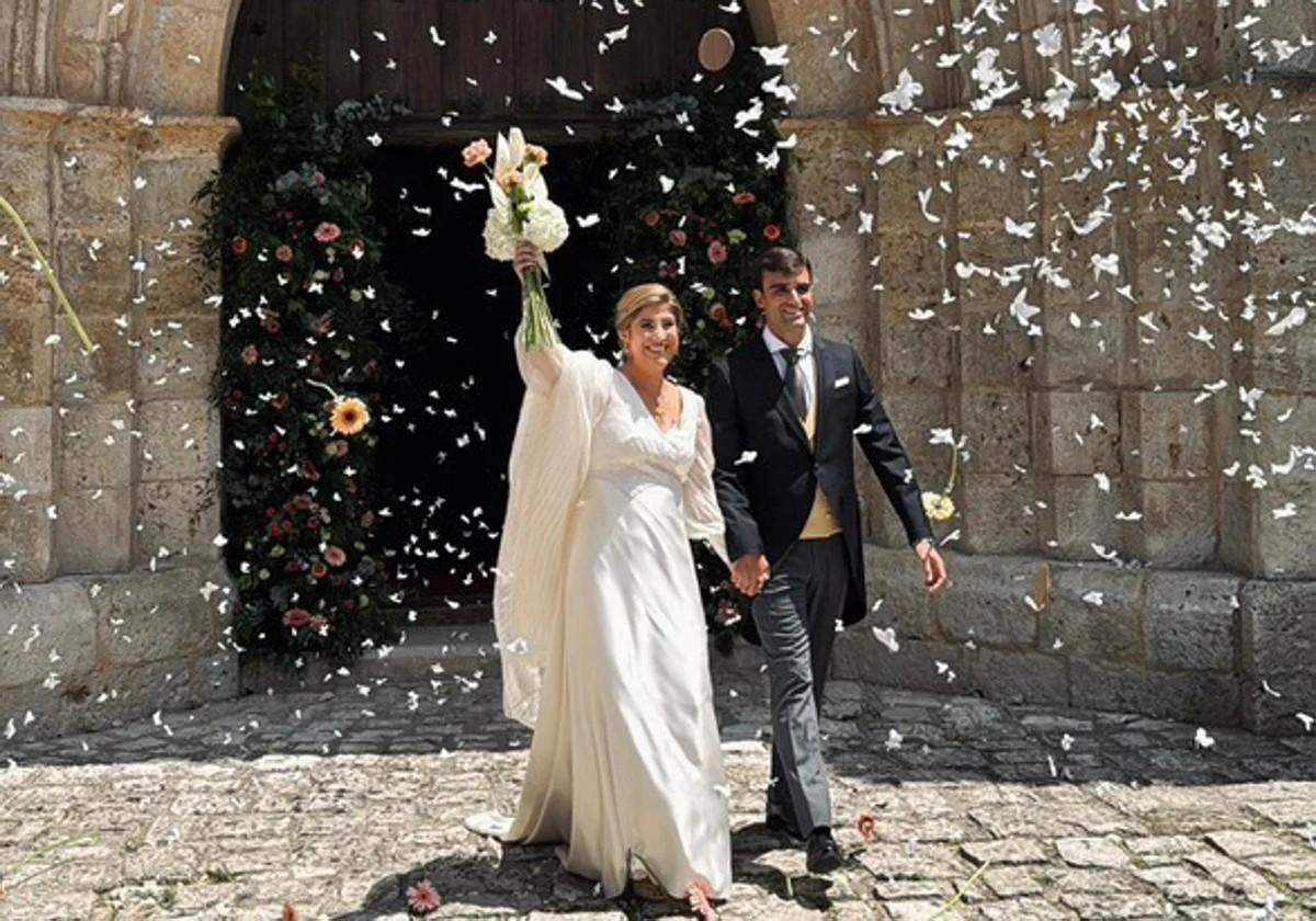 Fotografía cedida de la boda entre Raquel Alonso, Delegada Territorial de la Junta de Castilla y León en Valladolid, y Daniel Merino, ingeniero químico.