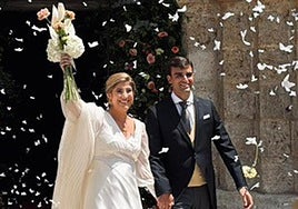 Fotografía cedida de la boda entre Raquel Alonso, Delegada Territorial de la Junta de Castilla y León en Valladolid, y Daniel Merino, ingeniero químico