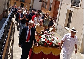 La procesión de San Pelayo recorrió las calles del pueblo