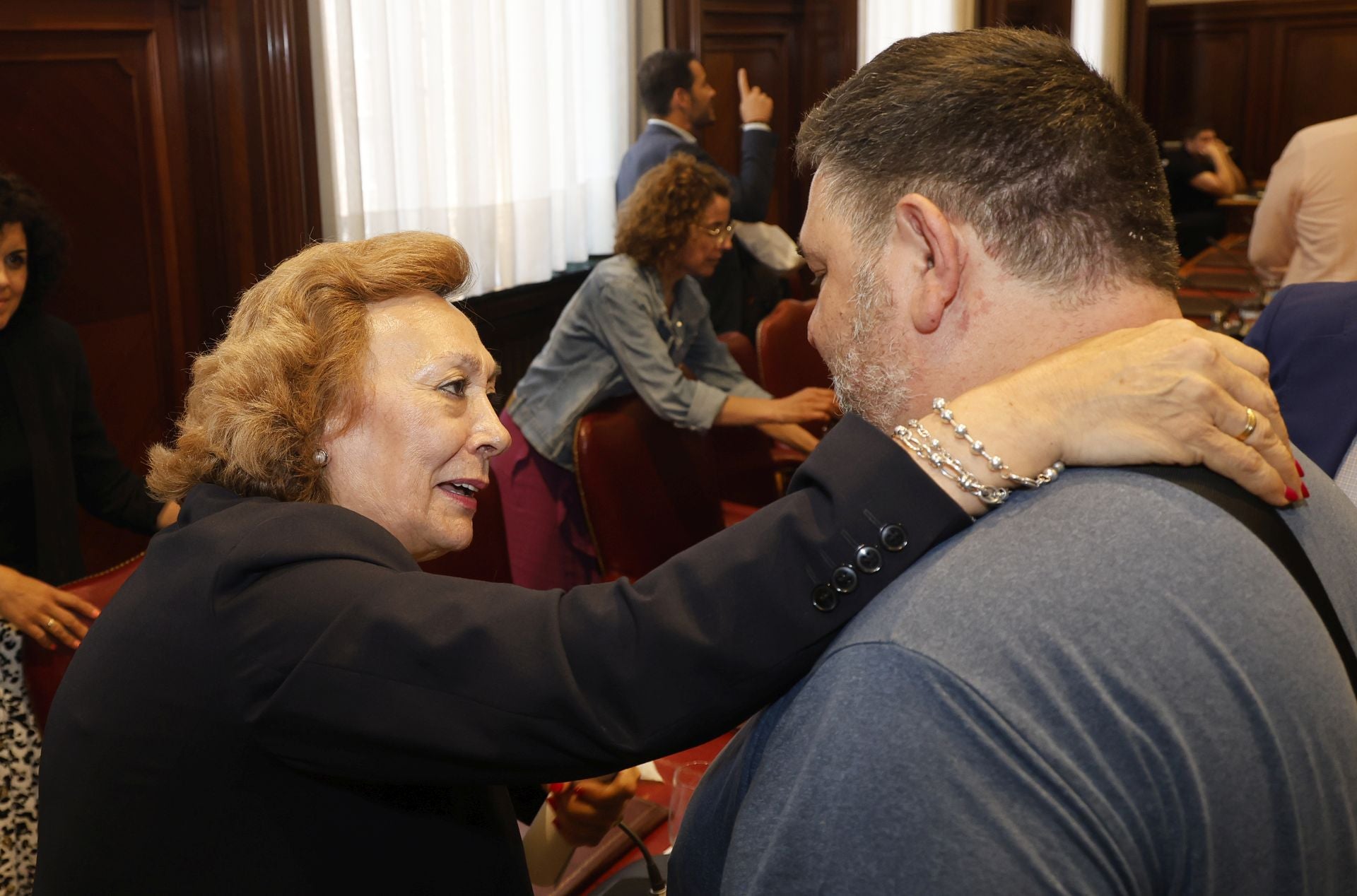 El último pleno de Araceli Villegas en la Diputación de Palencia