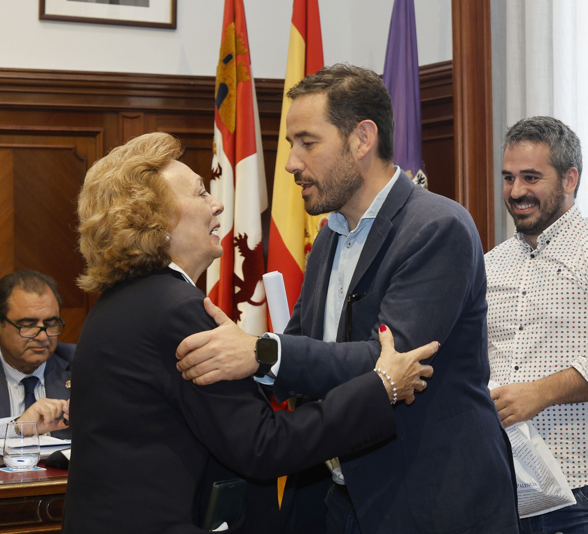 El último pleno de Araceli Villegas en la Diputación de Palencia