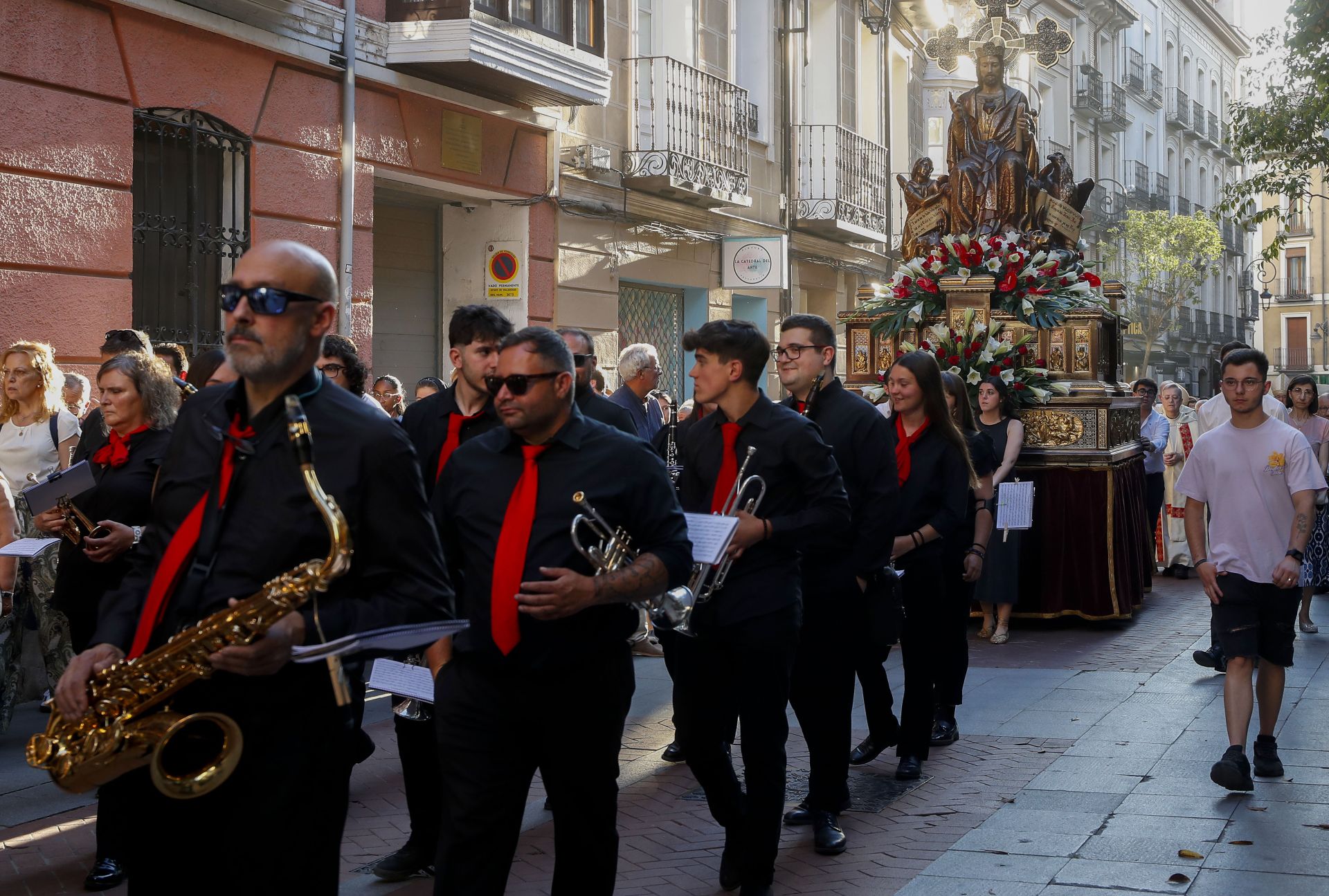 Las imágenes de la procesión en honor al Sagrado Corazón de Jesús