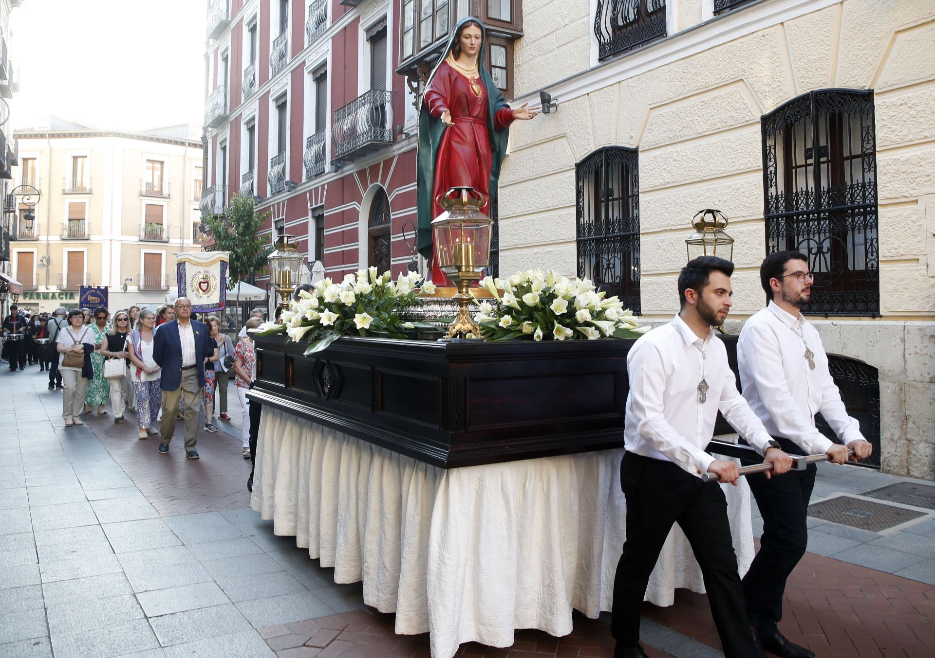 Las imágenes de la procesión en honor al Sagrado Corazón de Jesús