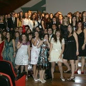 Alumnos de la primera promoción de Periodismo, 2003-2008, aún como licenciatura, en la Universidad de Valladolid.
