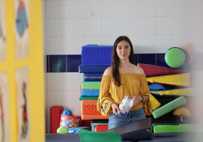 Lisa Musso trabaja como fisioterapeuta pediátrica en el colegio de Educación Especial Pino de Obregón.
