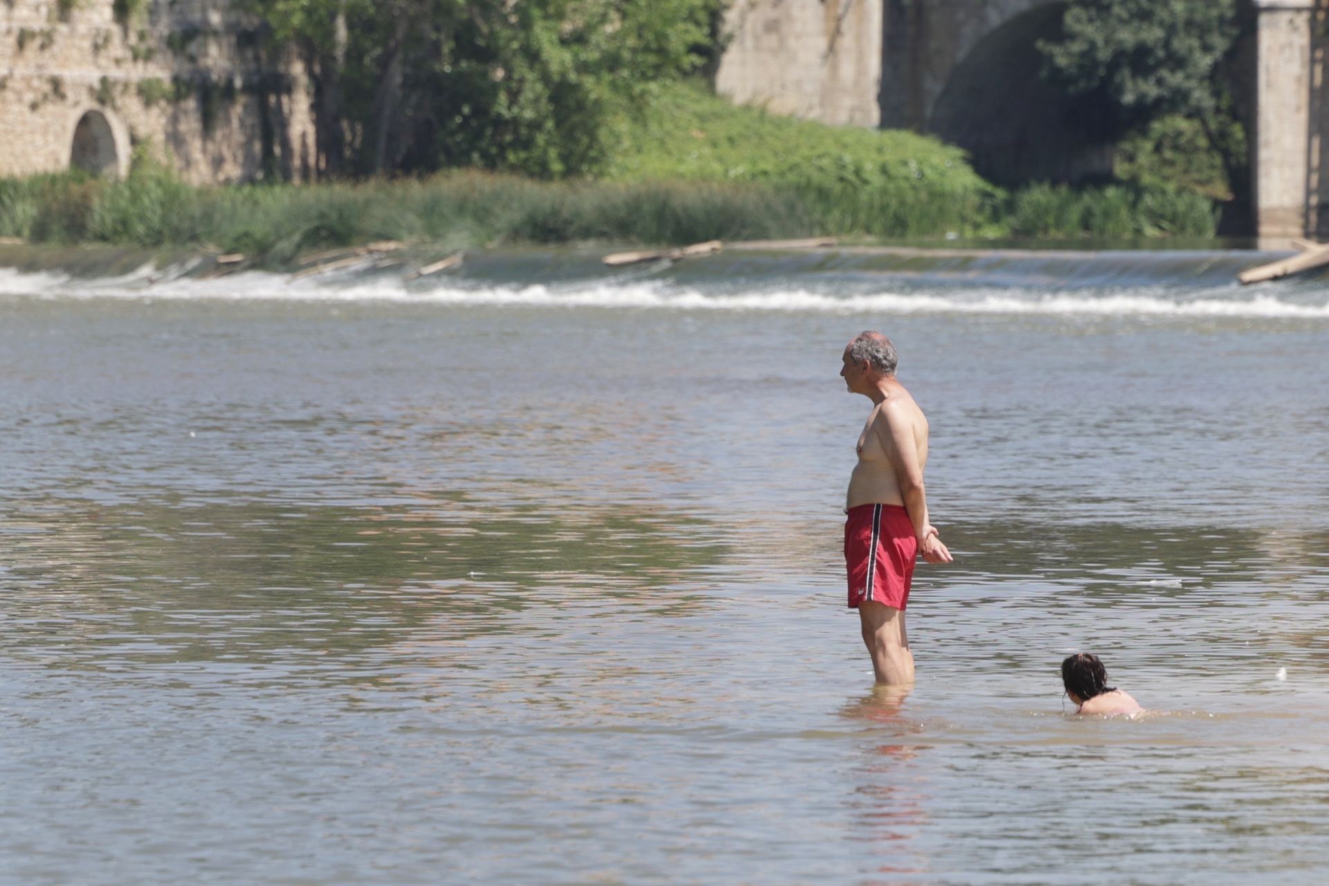Valladolid se derrite por el calor