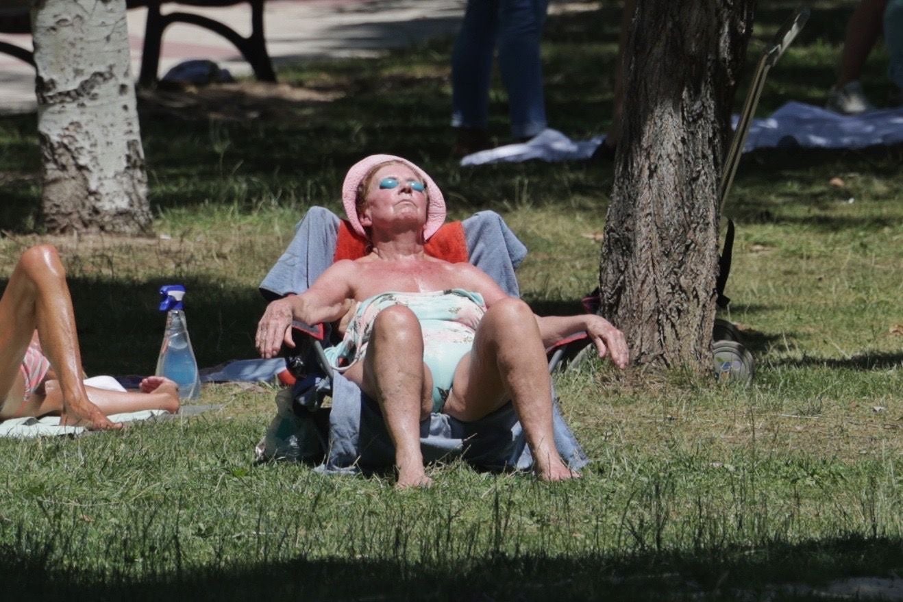 Valladolid se derrite por el calor