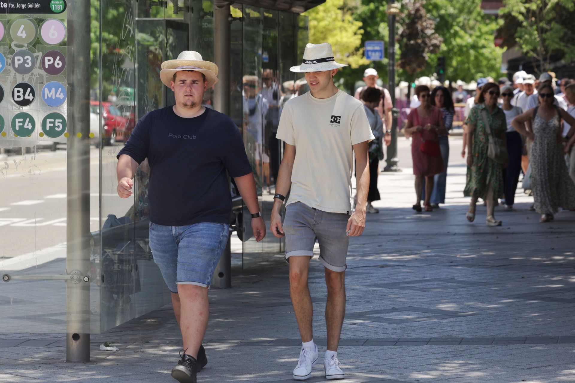 Valladolid se derrite por el calor