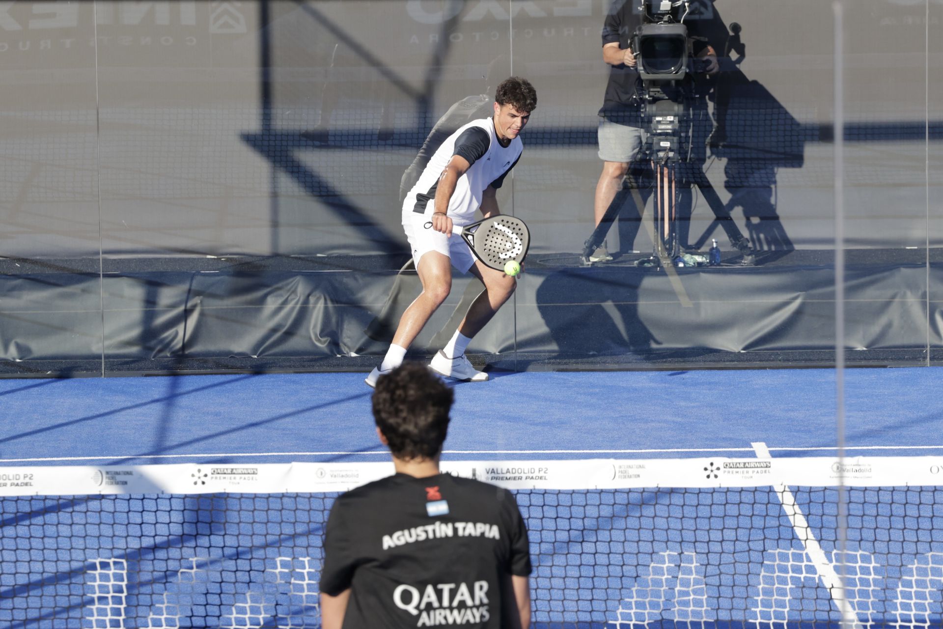 Las imágenes de la penúltima jornada del Premier Padel en la Plaza Mayor