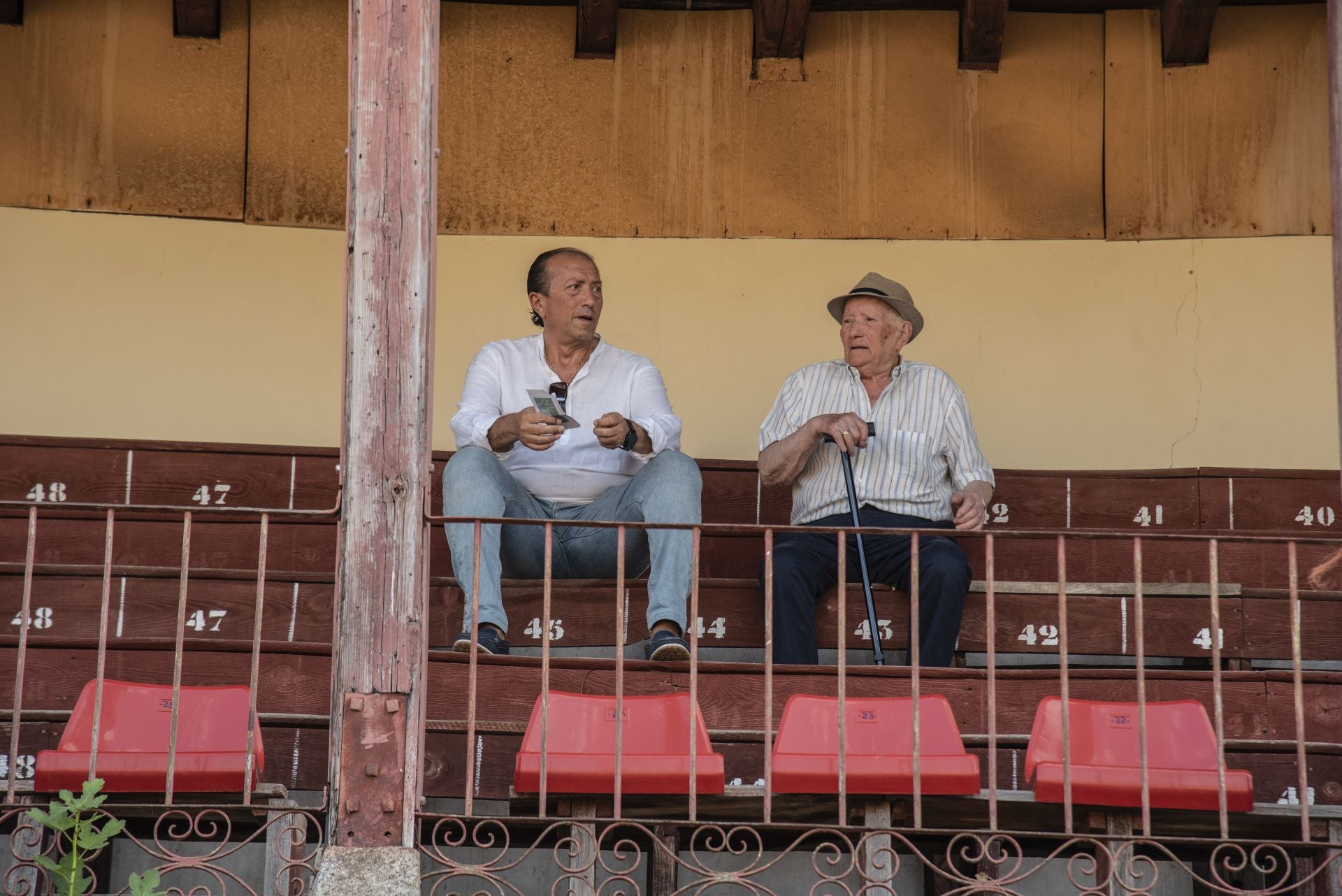 Búscate en los toros durante la corrida en Segovia