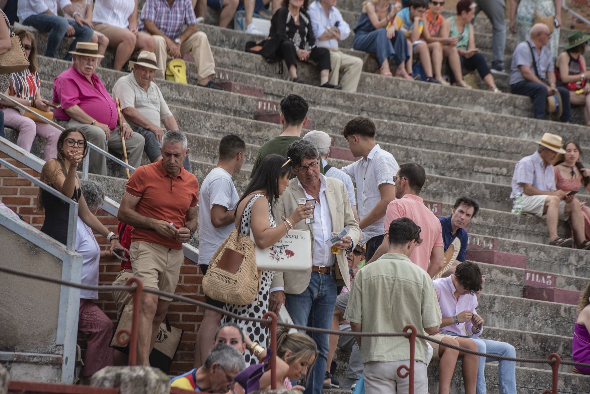 Búscate en los toros durante la corrida en Segovia