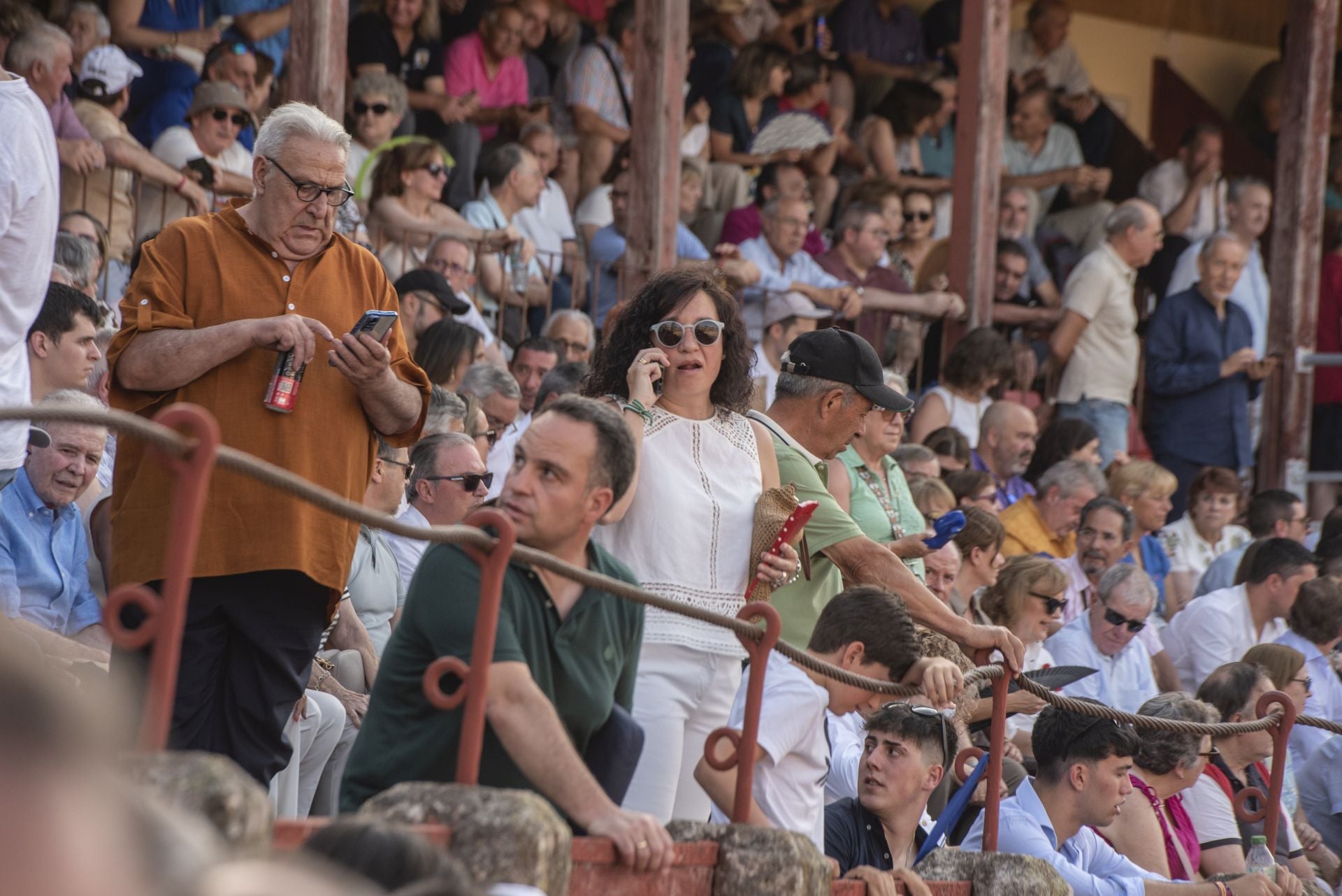 Búscate en los toros durante la corrida en Segovia