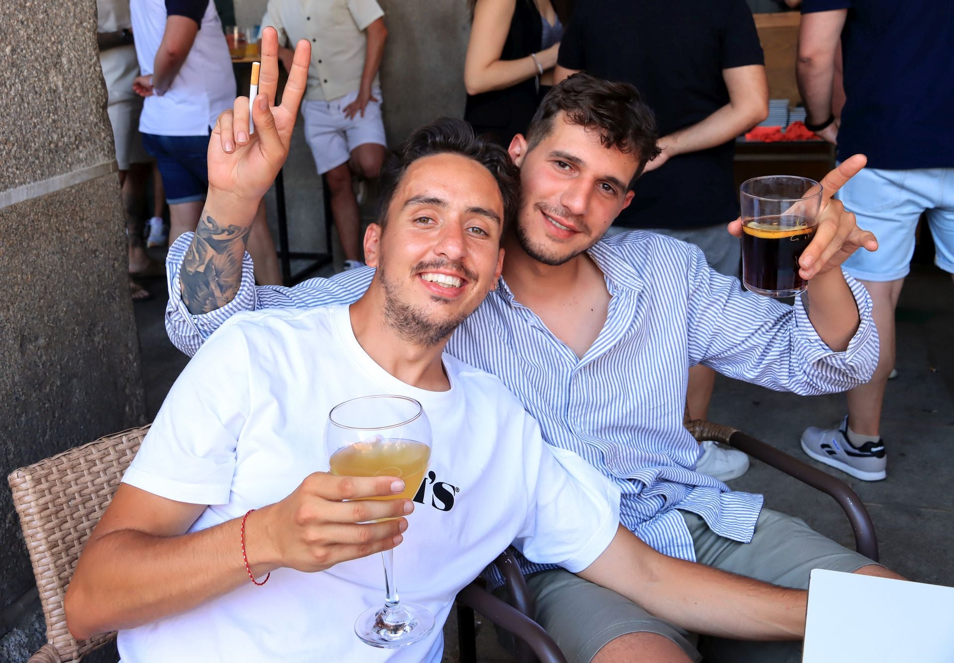 Fotos del tardeo de fiestas del sábado en Segovia