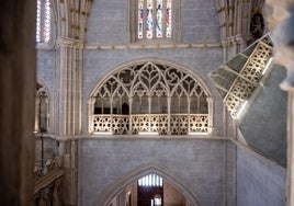 Triforios de la Catedral, sobre la Capilla del Sagrario.