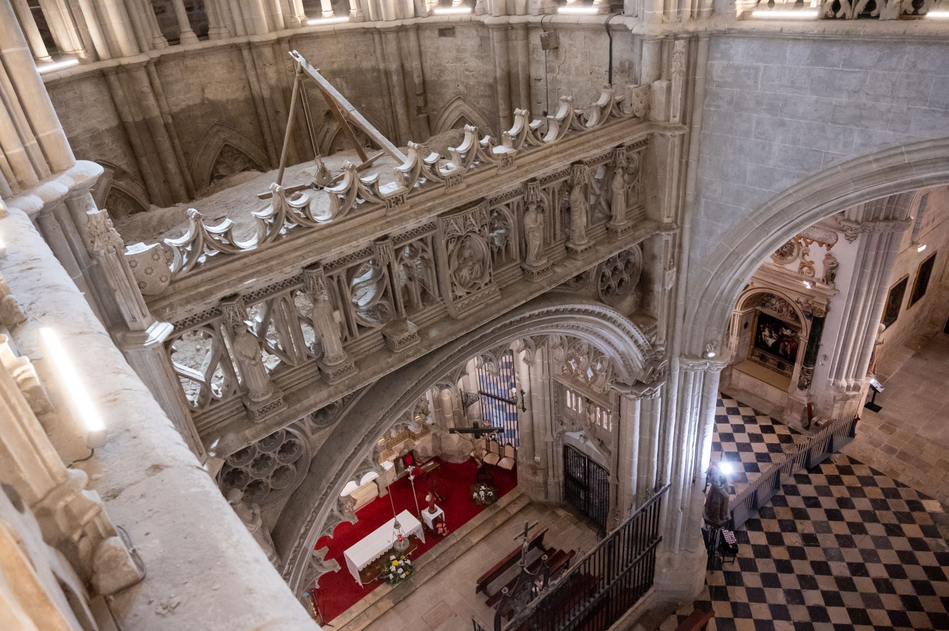 La Catedral de Palencia, desde las alturas y desde los triforios