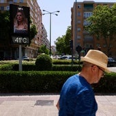 Las altas temperaturas asolan Valladolid en el primer lunes de ola de calor del verano.
