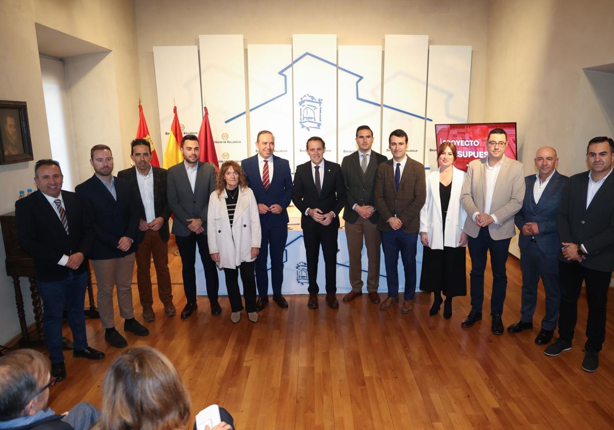 Imagen de archivo de la presentación de presupuestos de la Diputación en 2024.