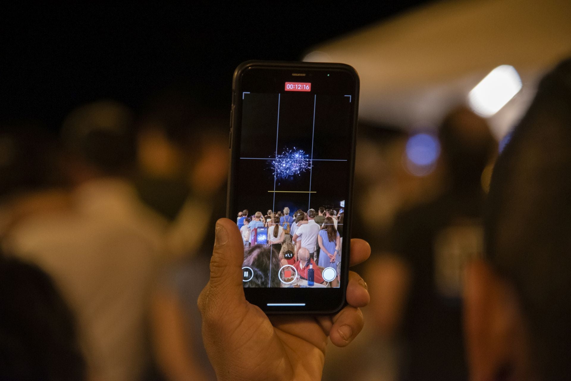 Fotos del espectáculo de fuegos artificiales en Segovia