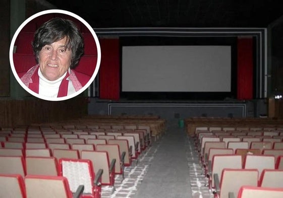 Frontón Cinema de Nava de la Asunción y Angélica de Santos.