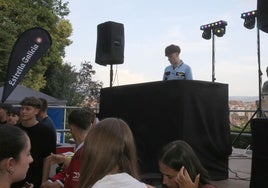 Uno de los DJ's que ha estado en la Feria de Día de Segovia.