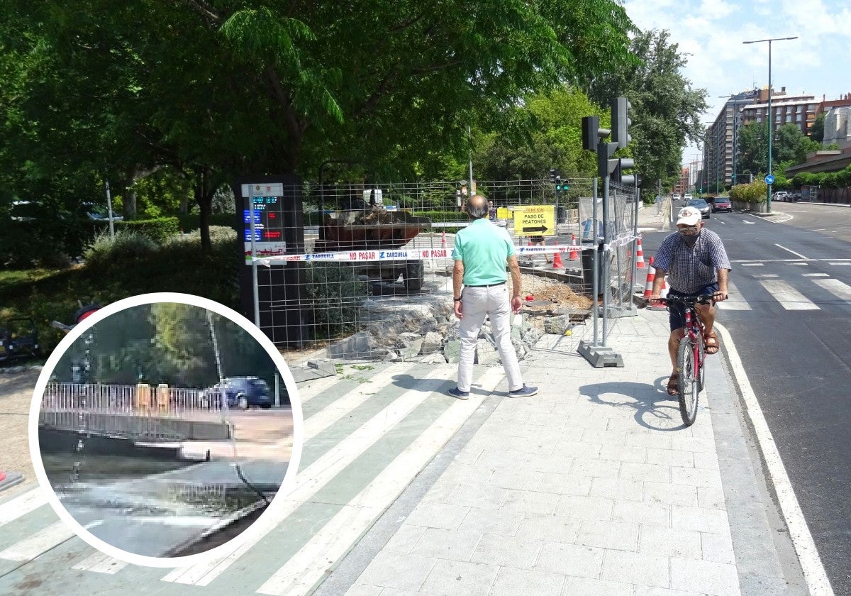 Los «retoques» mantendrán el carril bici de Isabel la Católica en obras todo el mes