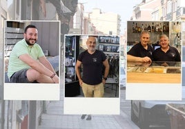 Vecinos y comericantes de La Farola.