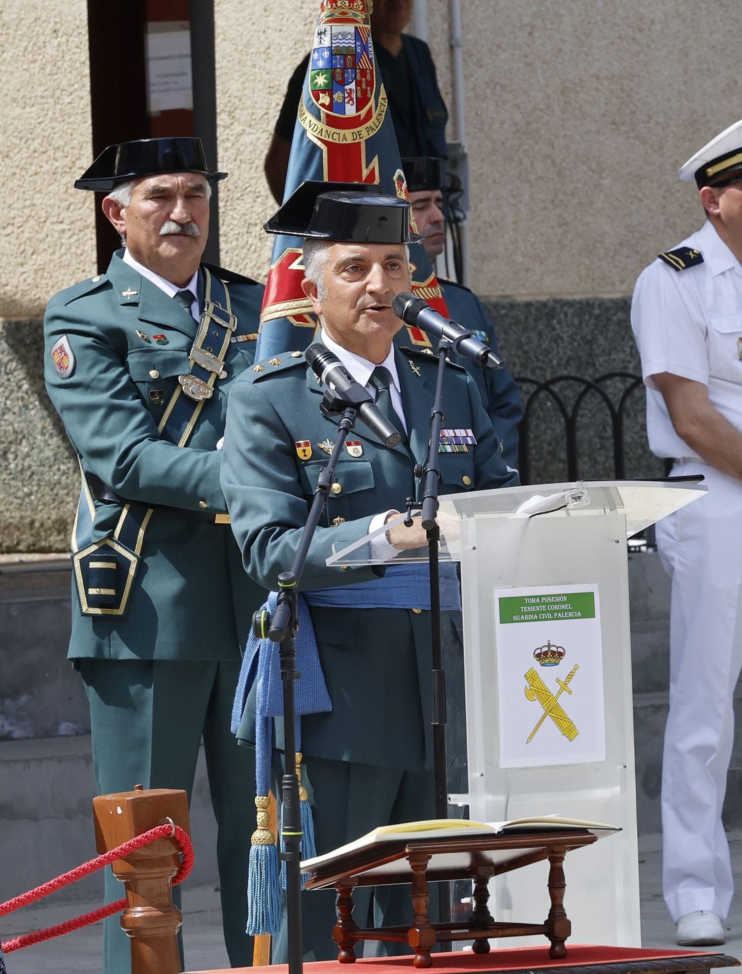 Así ha sido la toma de posesión del nuevo jefe de la Comandancia de Palencia