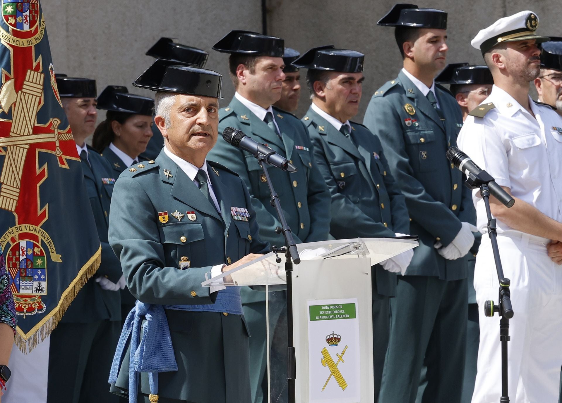 Así ha sido la toma de posesión del nuevo jefe de la Comandancia de Palencia