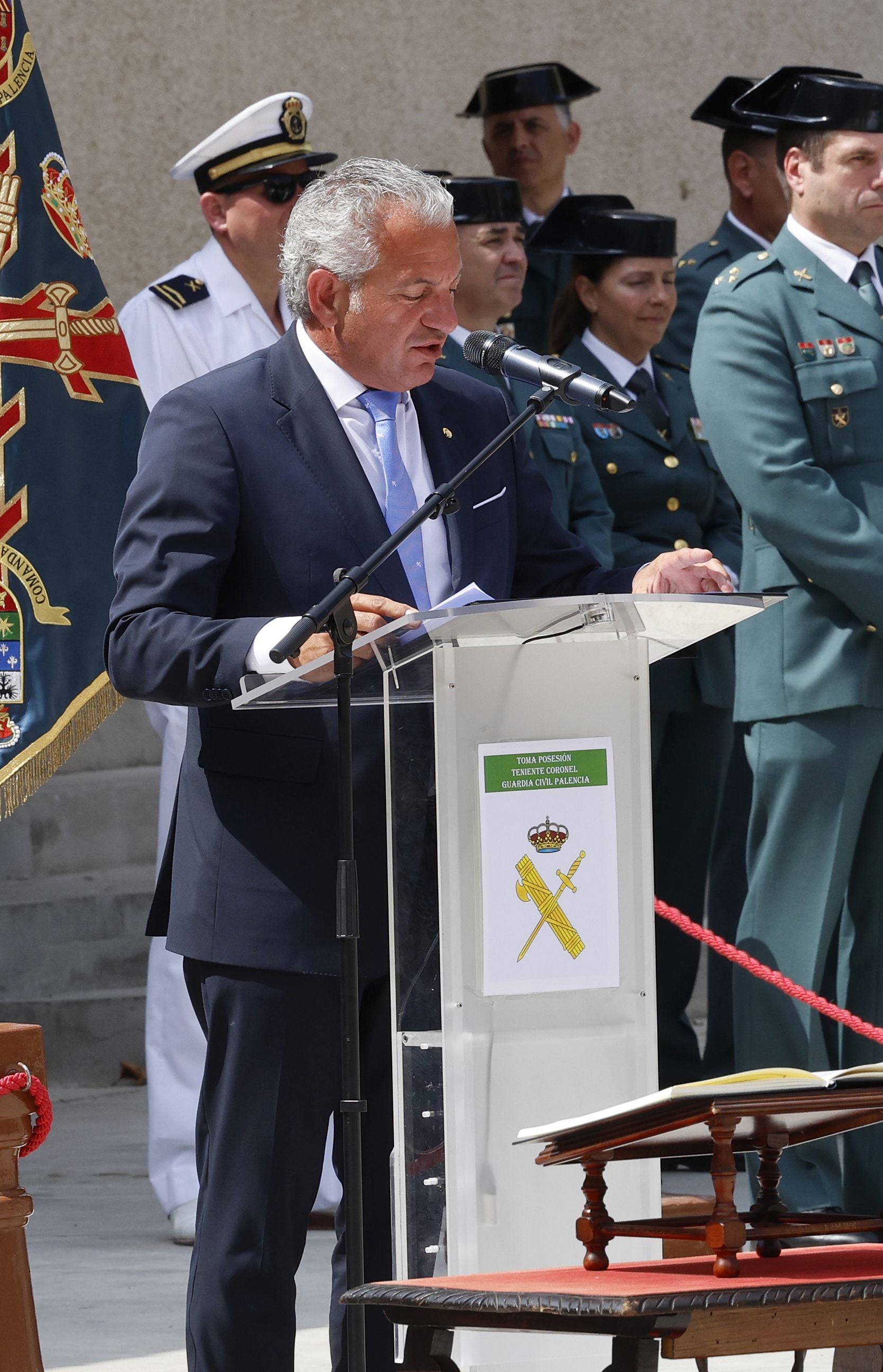 Así ha sido la toma de posesión del nuevo jefe de la Comandancia de Palencia
