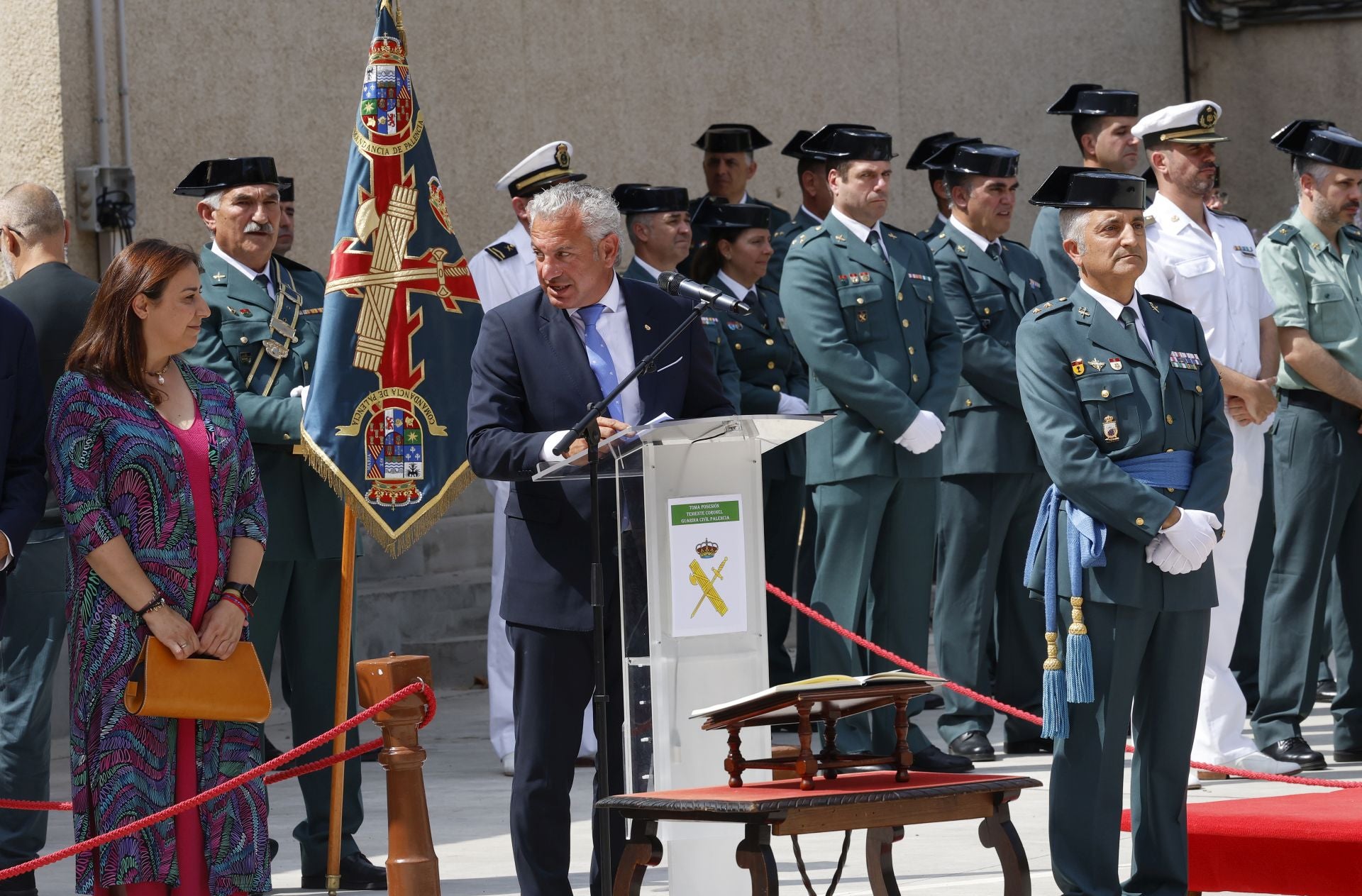 Así ha sido la toma de posesión del nuevo jefe de la Comandancia de Palencia