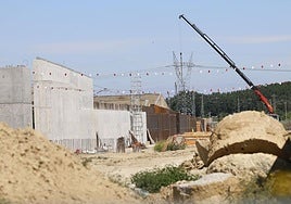 Obras del Ave a Cantabria en Palencia.