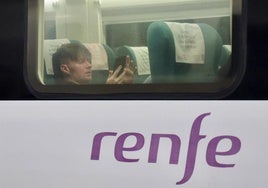 Un viajero de Alta Velocidad a su paso por Valladolid.