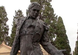 El mausoleo de Paquirri en el cementerio de San Fernando, en Sevilla.