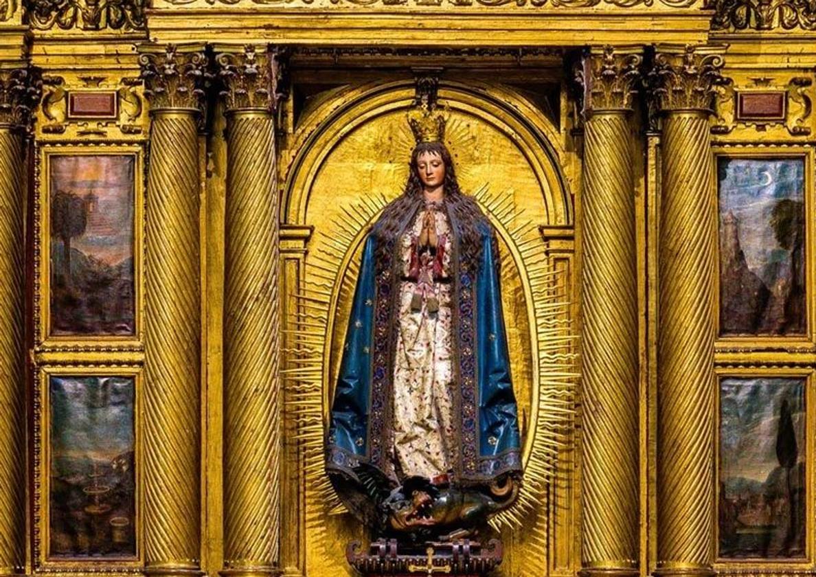 Inmaculada Concepción (1626) de Gregorio Fernández en la catedral de Astorga.