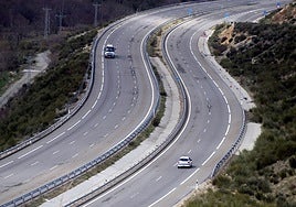 Autovía A-52 a su paso por la provincia de Zamora.