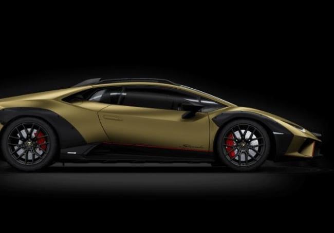 Imagen de un Lamborghini Huracán, similar al modelo en el que viajaban Diogo Jota y su hermano.