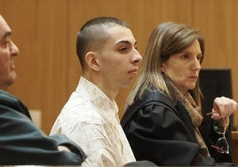 Amador P. K., durante el juicio celebrado en la Audiencia de Valladolid.