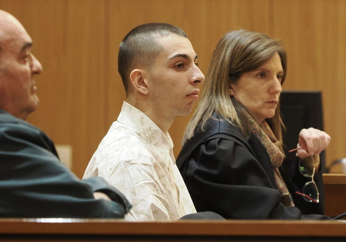Amador P. K., durante el juicio celebrado en la Audiencia de Valladolid.