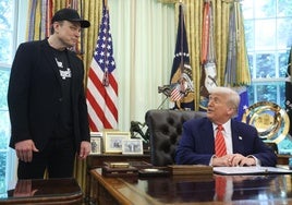Musk y Trump, en una anterior imagen en la Casa Blanca.