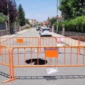 Nuevo socavón en el núcleo de El Espinar.