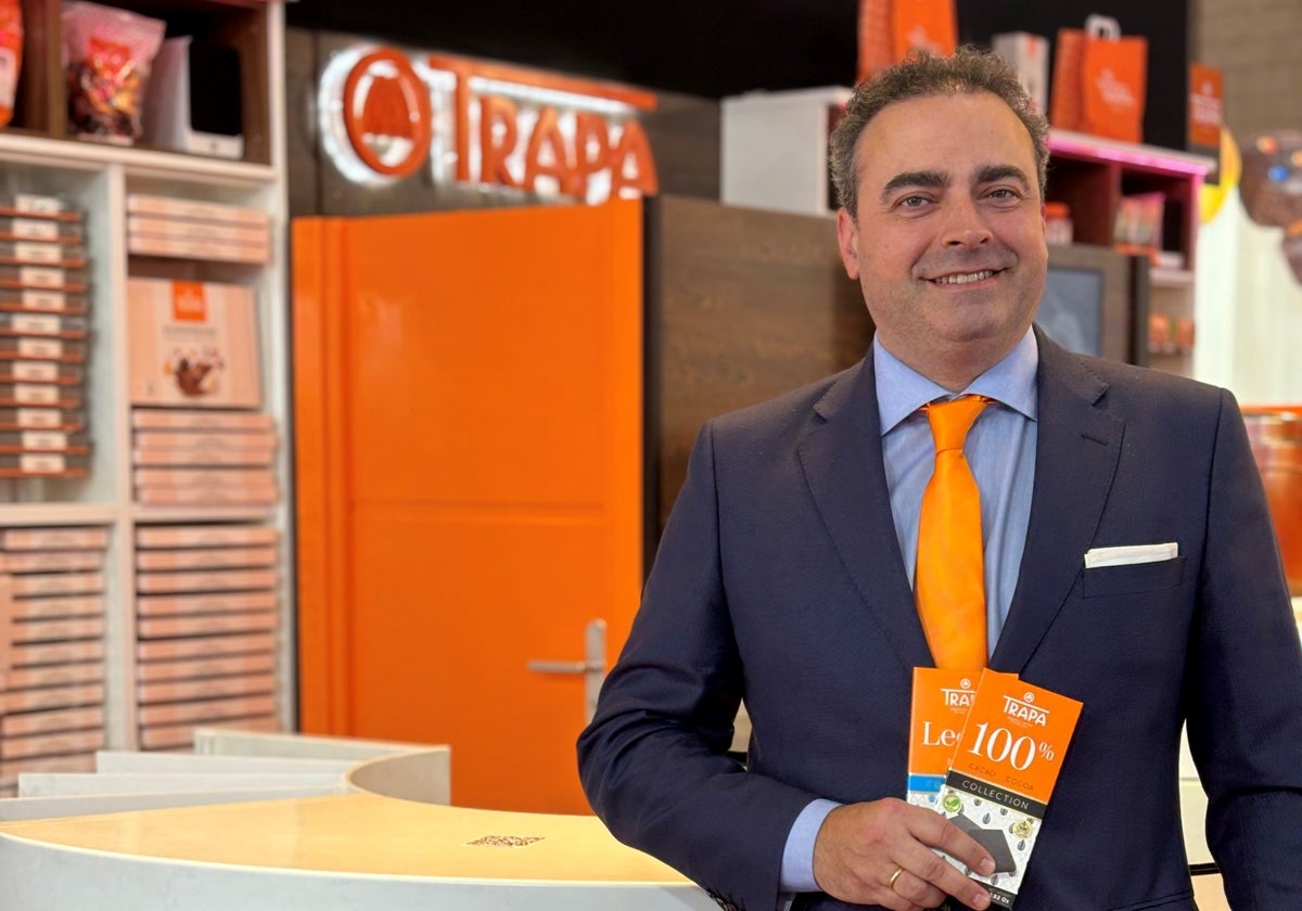 Gerardo Fernández, presidente de Chocolates Trapa.