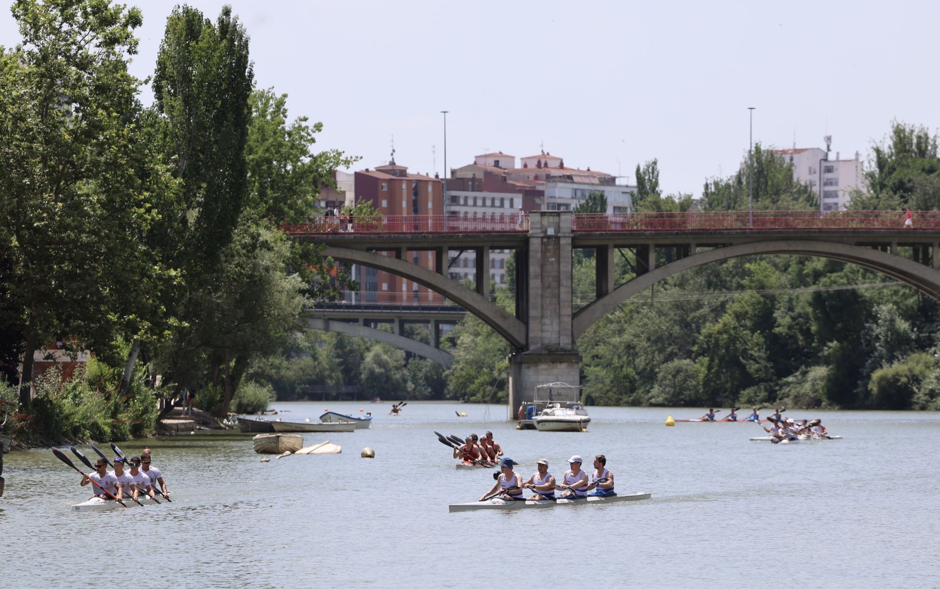 Las imágenes de la Regata Internacional K4 celebrada en aguas del Pisuerga