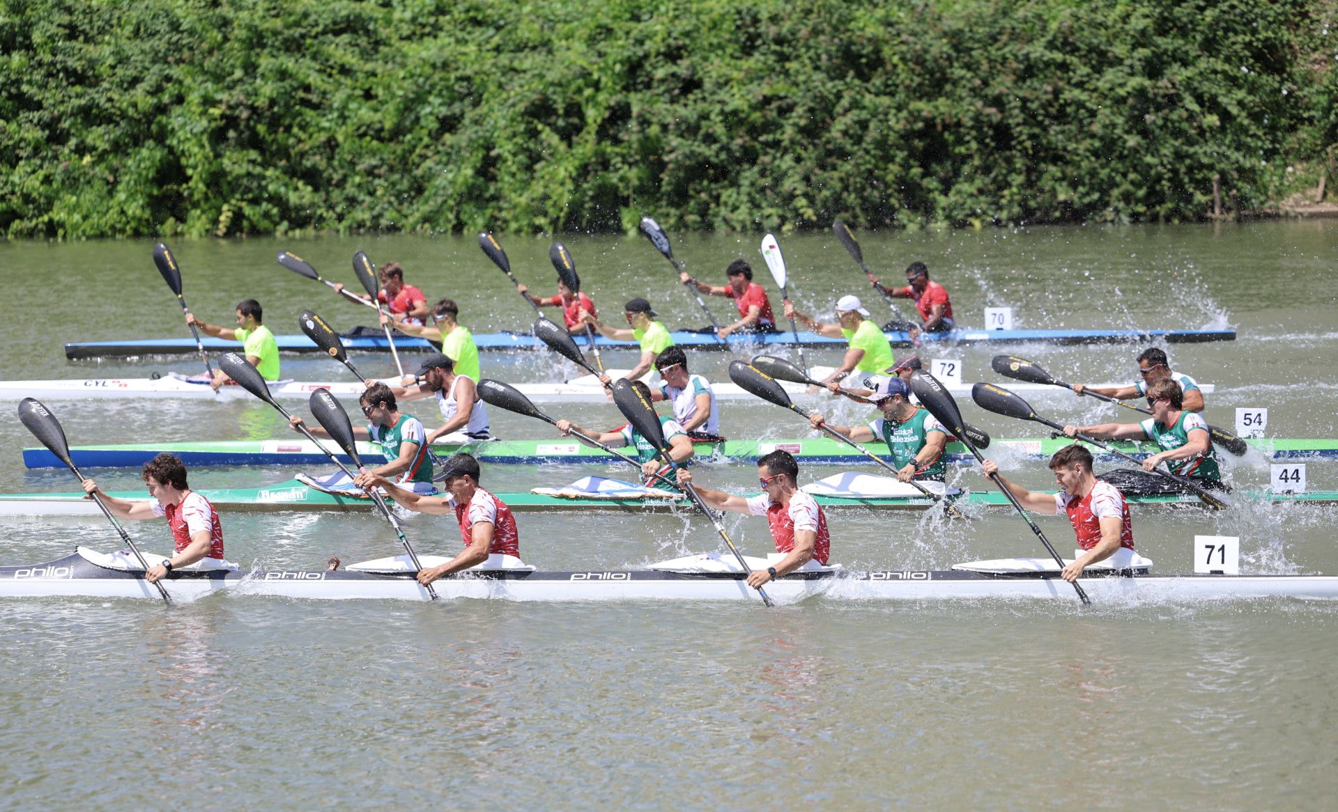 Las imágenes de la Regata Internacional K4 celebrada en aguas del Pisuerga