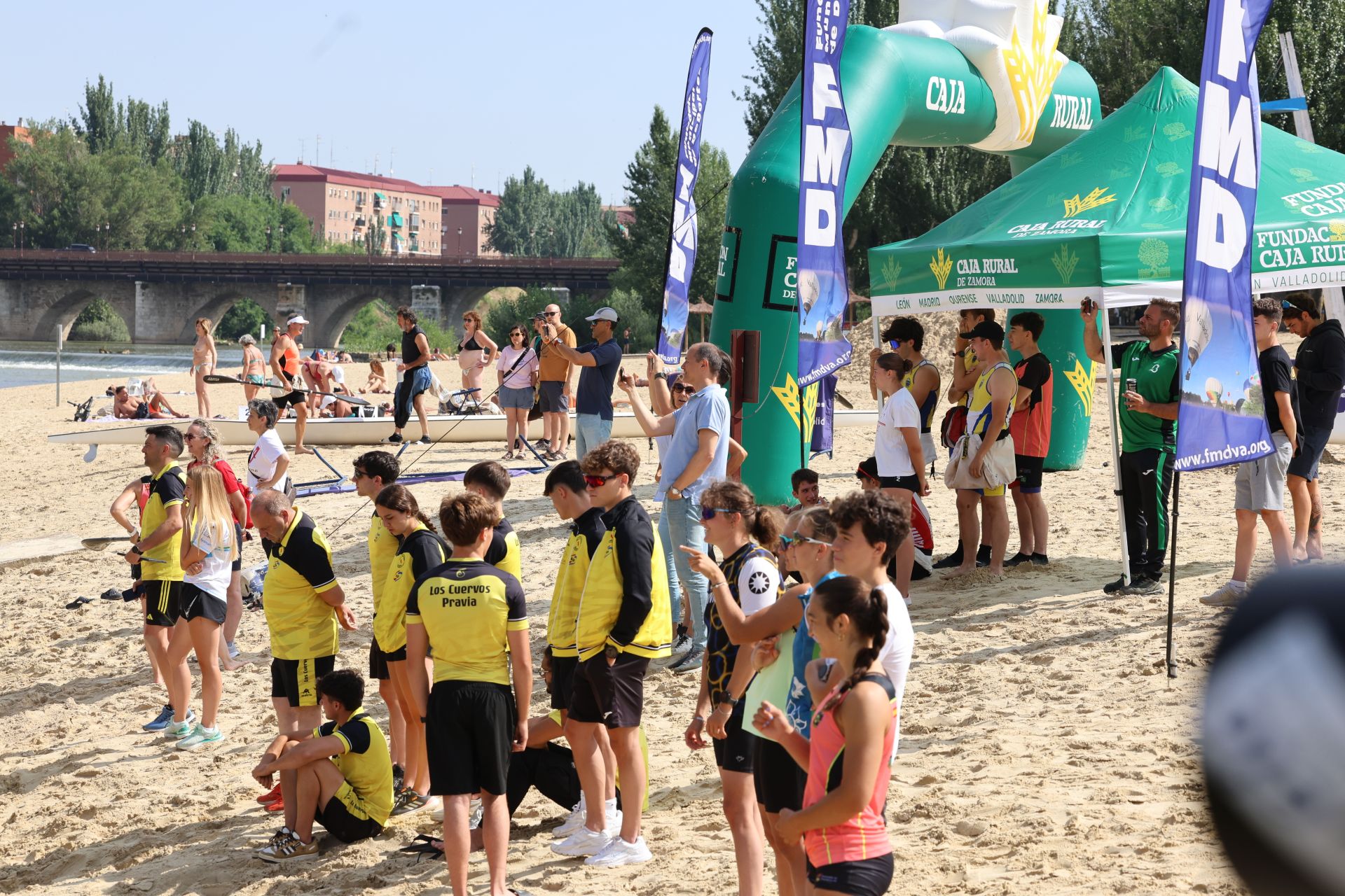 Las imágenes de la Regata Internacional K4 celebrada en aguas del Pisuerga