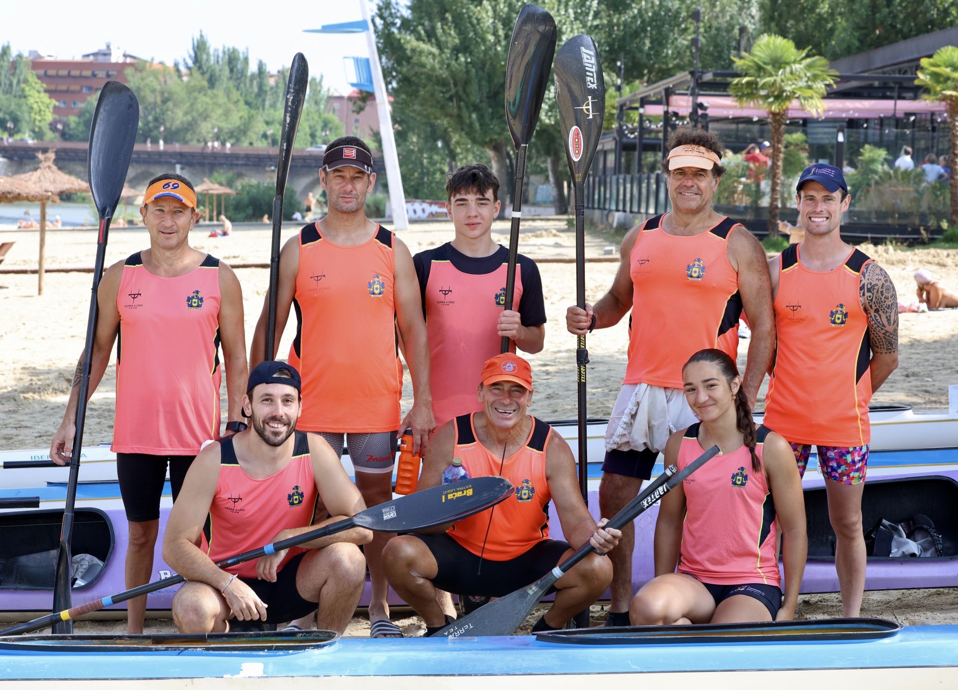 Las imágenes de la Regata Internacional K4 celebrada en aguas del Pisuerga
