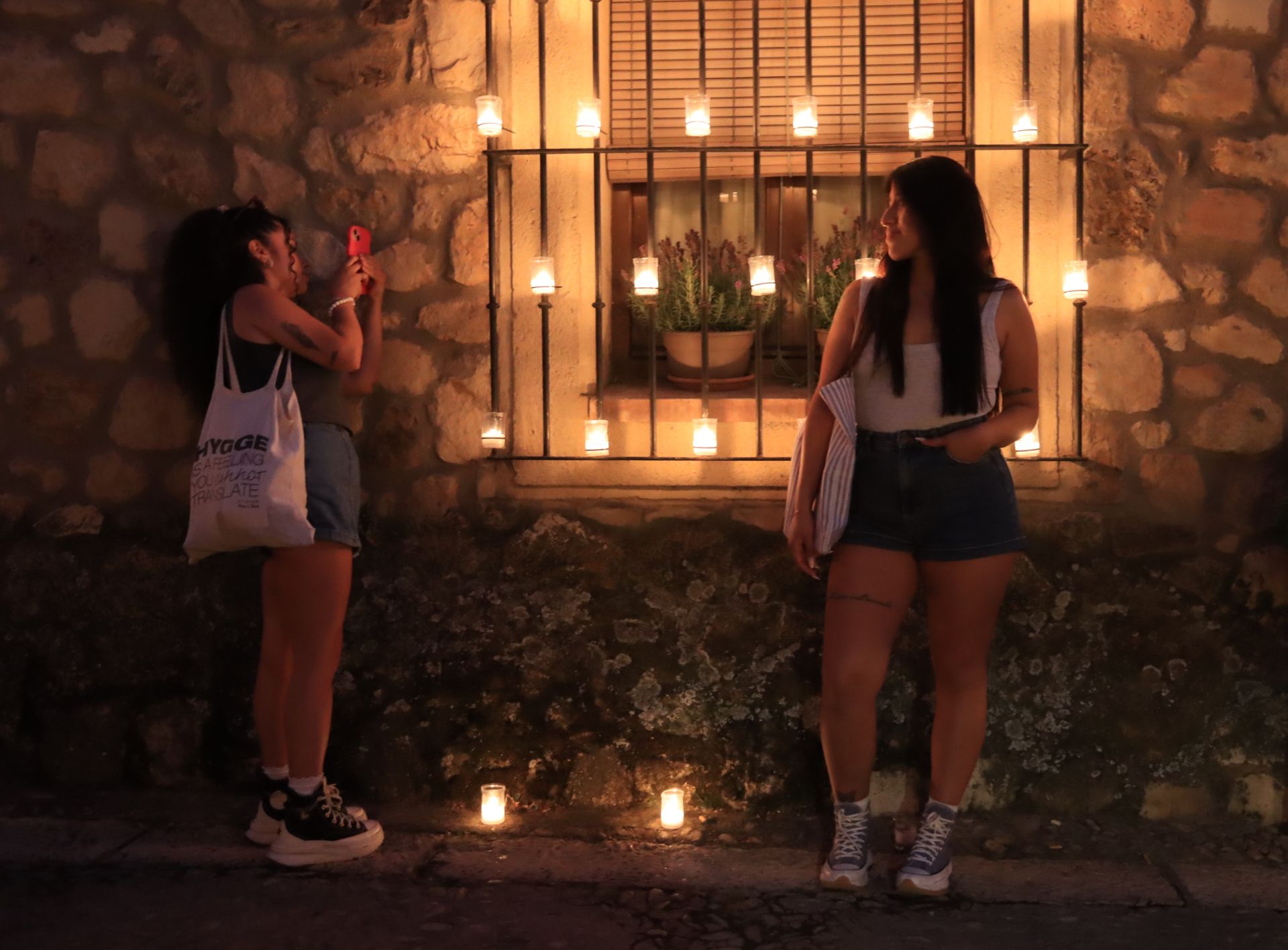 La noche de las velas en Pedraza, en imágenes