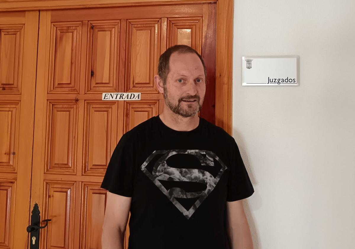 Javier Lozano, juez de paz en Saldaña.