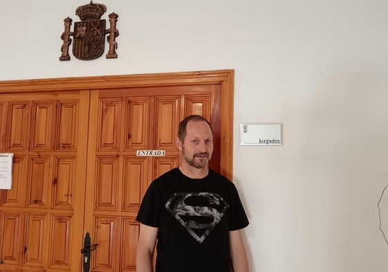Javier Lozano, juez de paz en Saldaña.